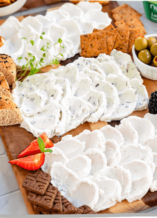 Lactose Free Cream Cheese Board