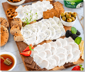 Three Cream Cheese Spread Lactose Free Cheeseboard Recipe