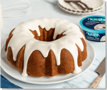 Orange Bundt Cake with Nurishh Glaze